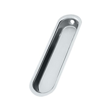 Patioplus 4 x 1 x 0.5 in. Flush Pull- Bright Chrome - Solid PA3236547